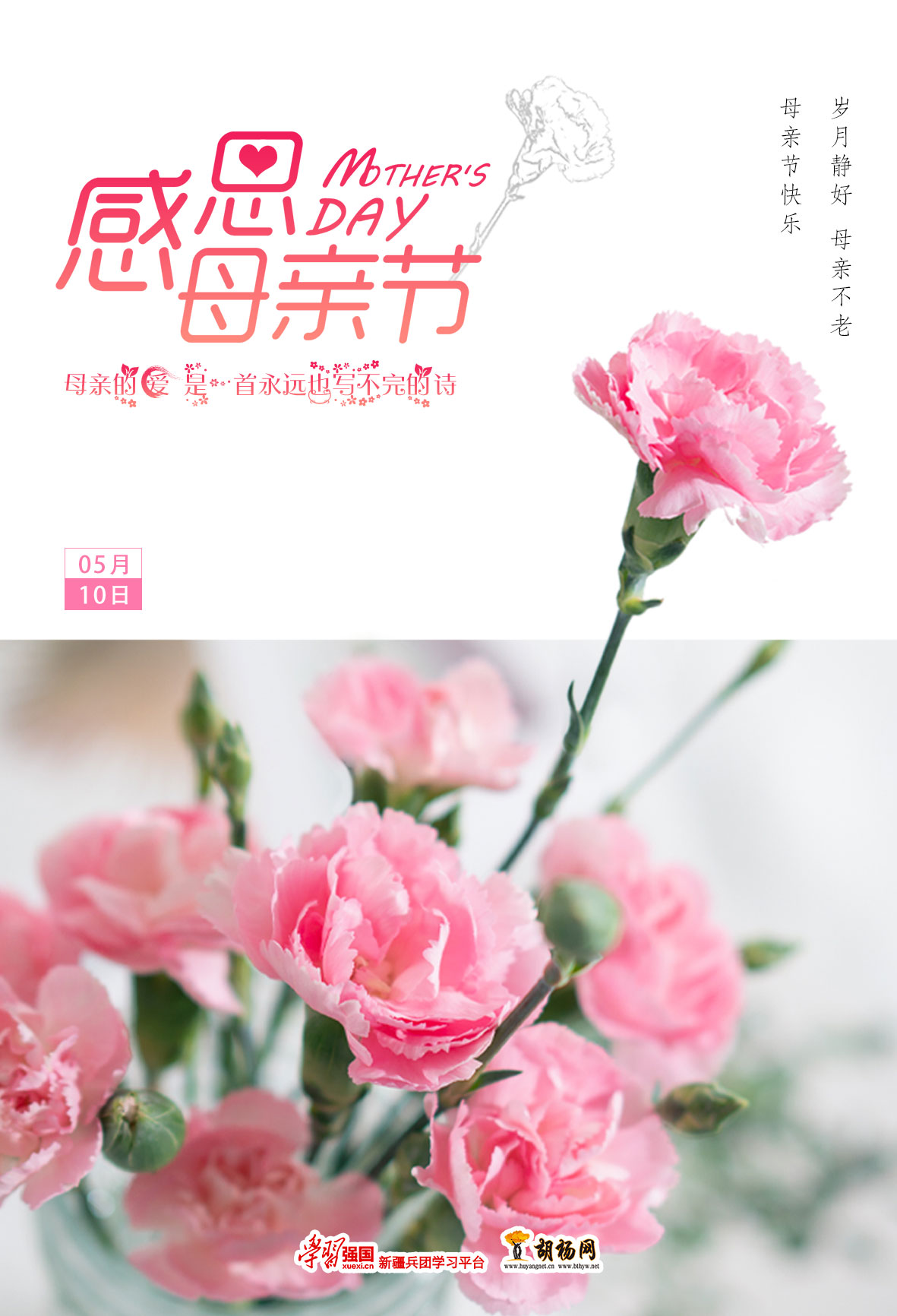 胡杨公益 | 母亲节：感恩妈妈