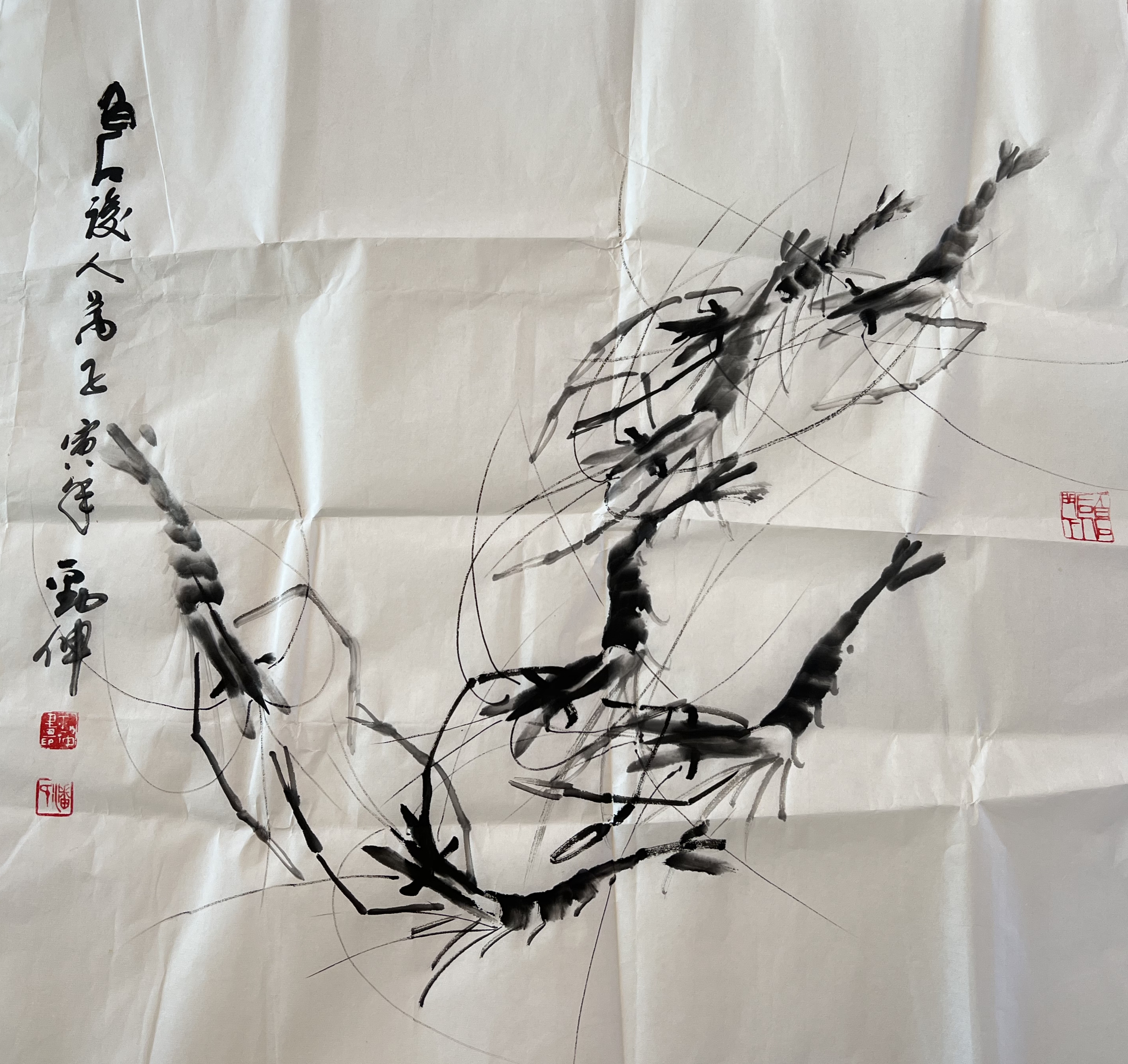 图为：照片“齐白石的虾”.jpg