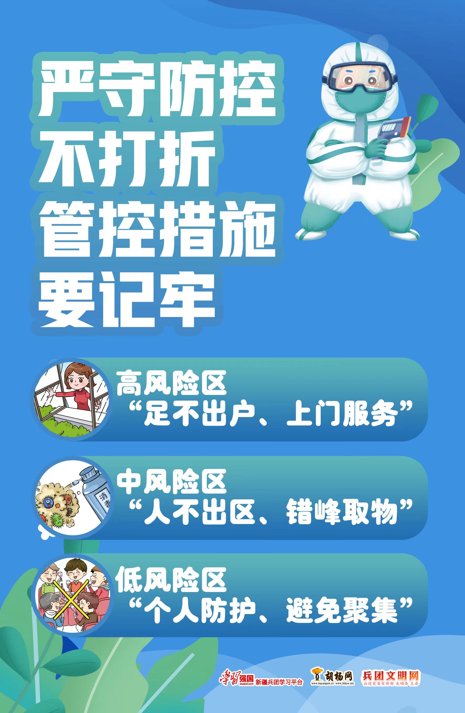 胡杨原创海报 | 坚决打赢疫情防控这场硬仗（十三）