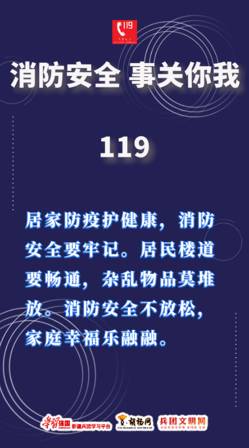 胡杨动海报 | 消防安全 事关你我