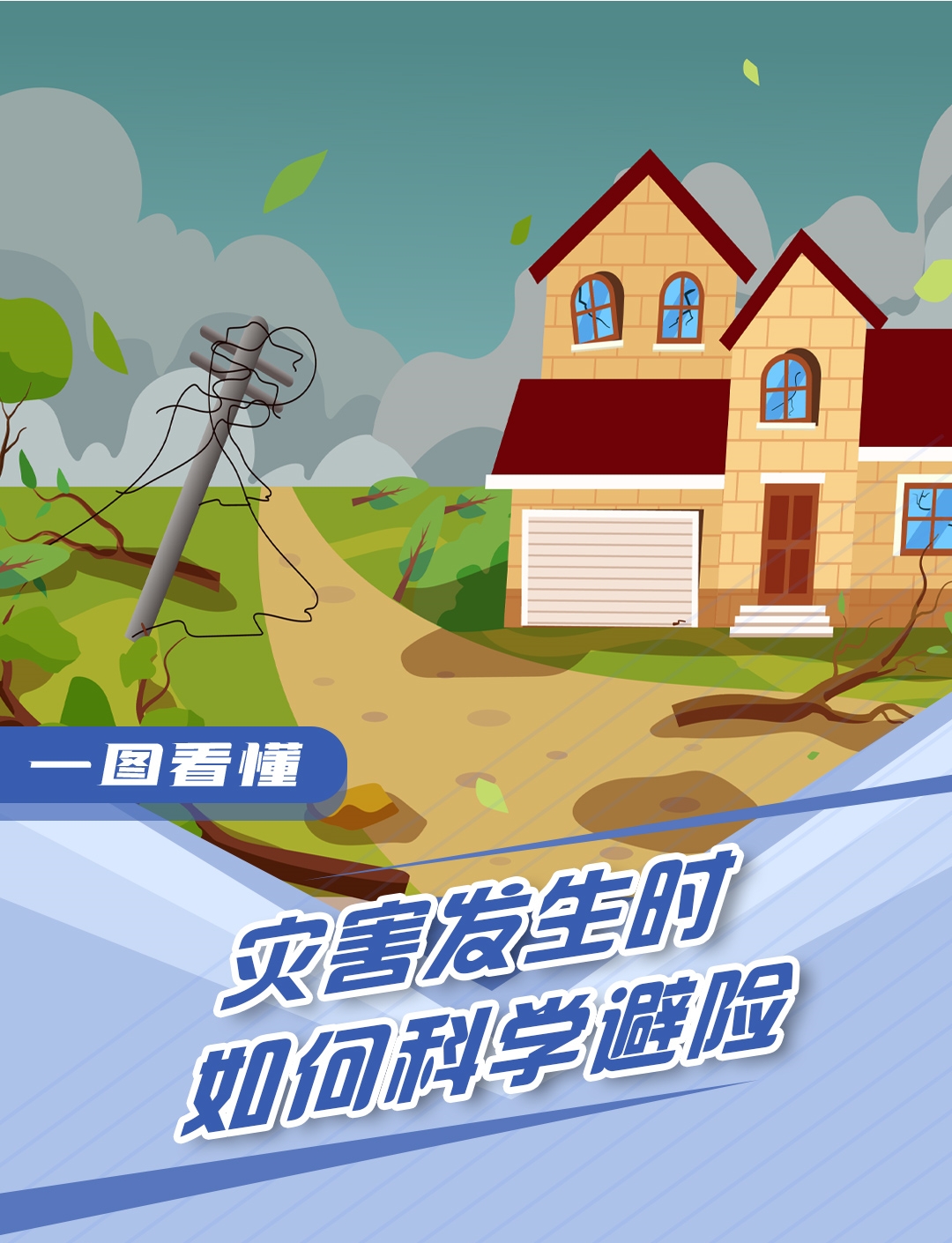 全国防灾减灾日 | 一图看懂灾害发生时如何科学避险