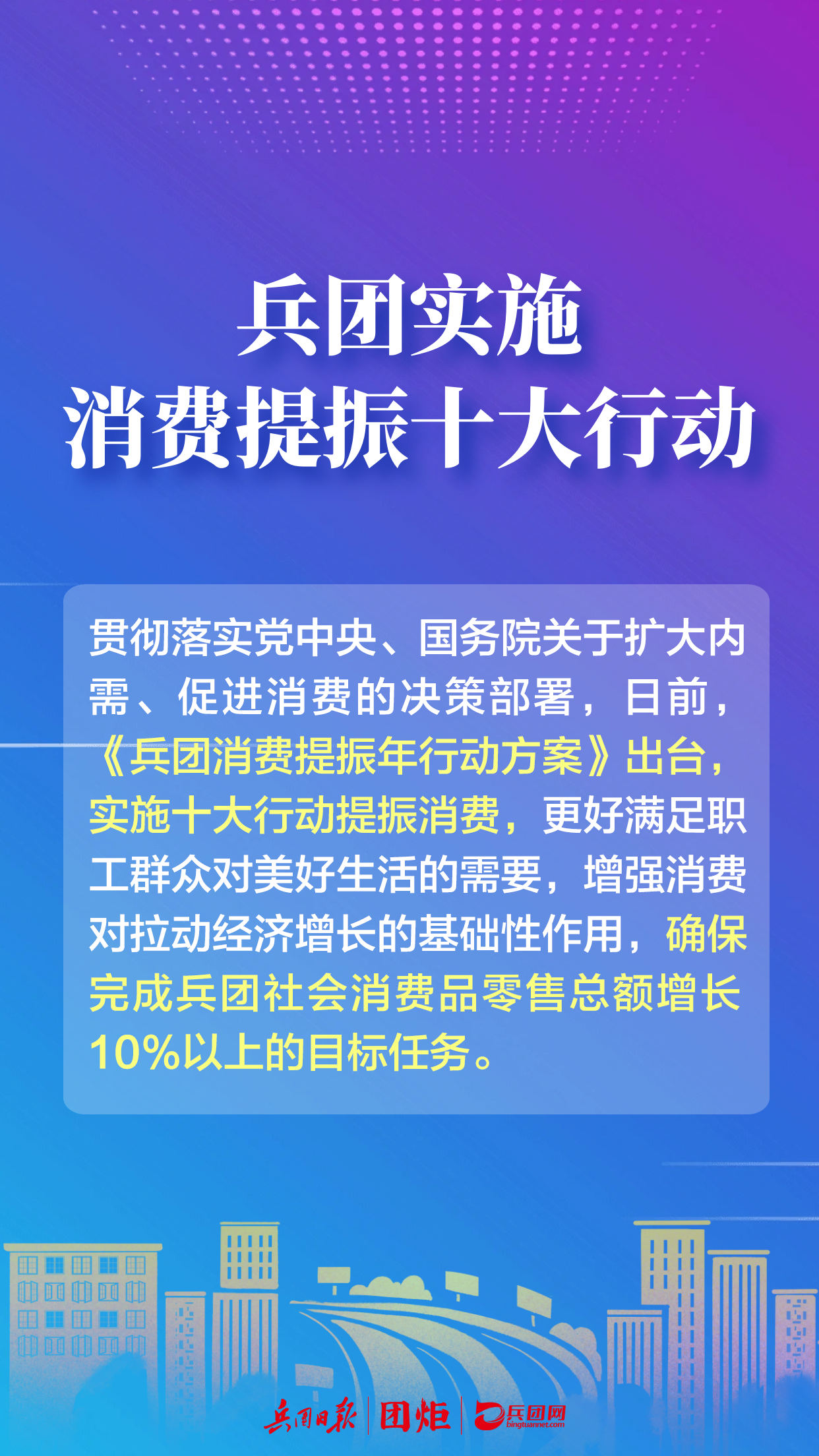 兵团实施消费提振十大行动