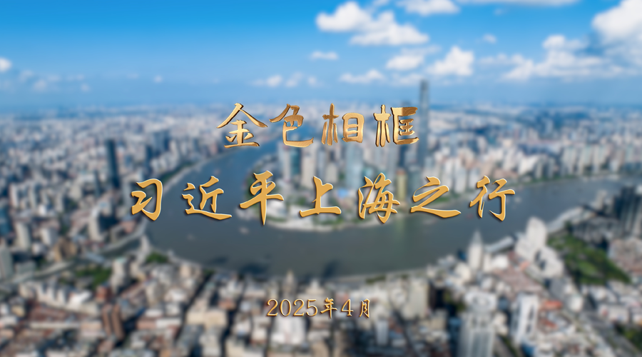 金色相框丨习近平上海之行