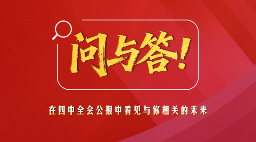 创意微视频丨问与答！在四中全会公报中看见与你相关的未来