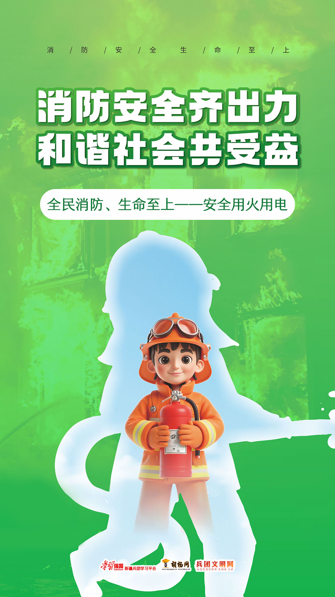 海报丨全民消防、生命至上——安全用火用电