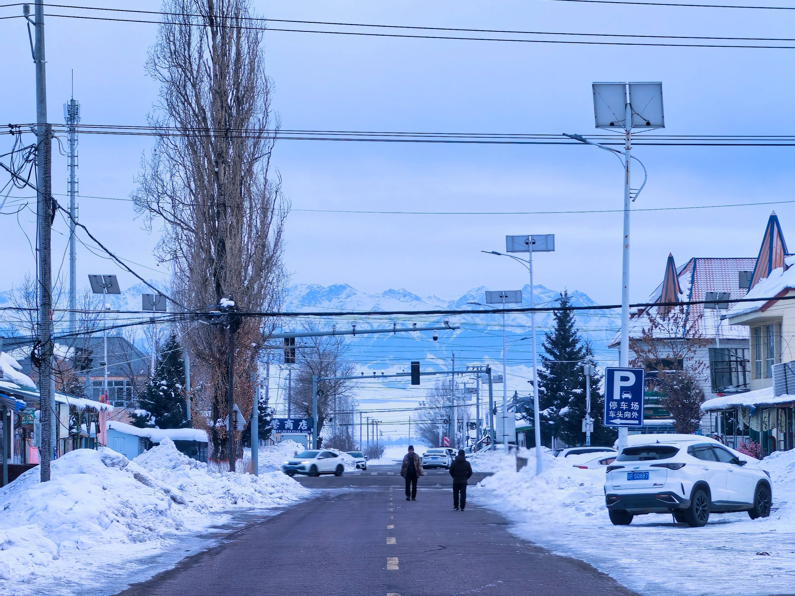 冬季的四师七十七团。胡杨网记者 李雨浪 摄.jpg