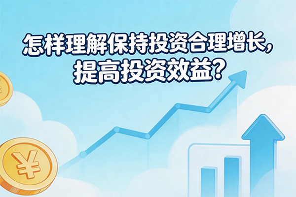 党的二十届四中全会《建议》学习辅导百问：怎样理解保持投资合理增长，提高投资效益？