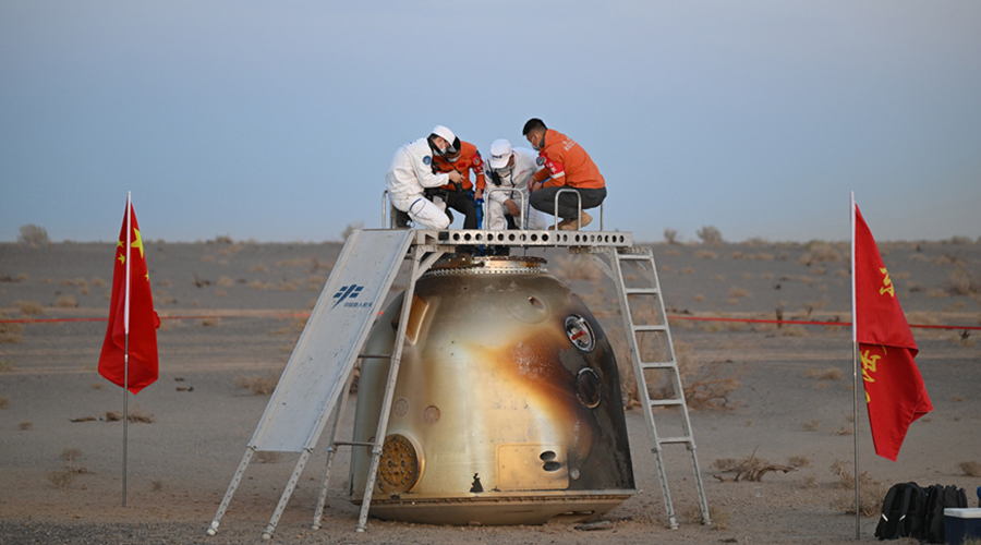 神舟二十一号航天员乘组返回任务取得圆满成功