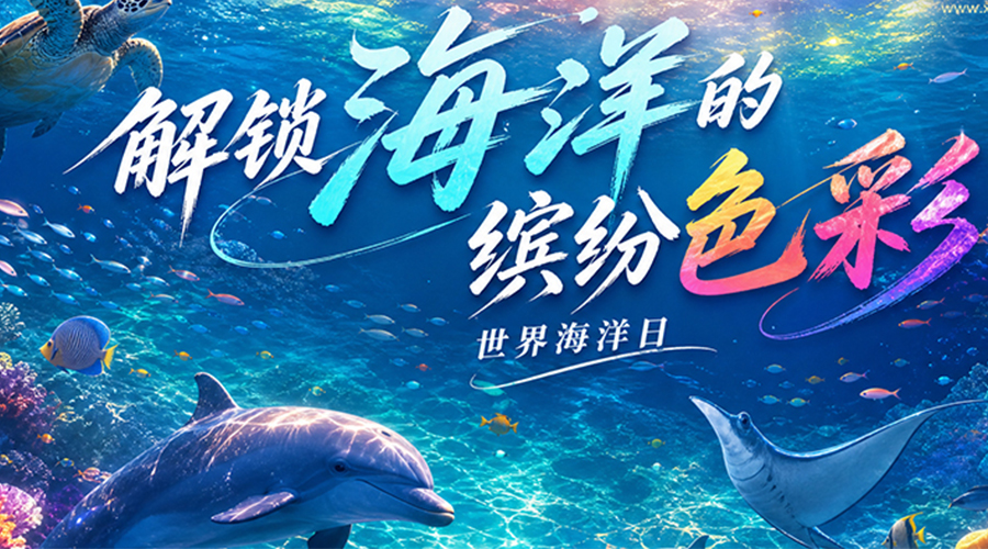 世界海洋日丨解锁海洋的缤纷色彩