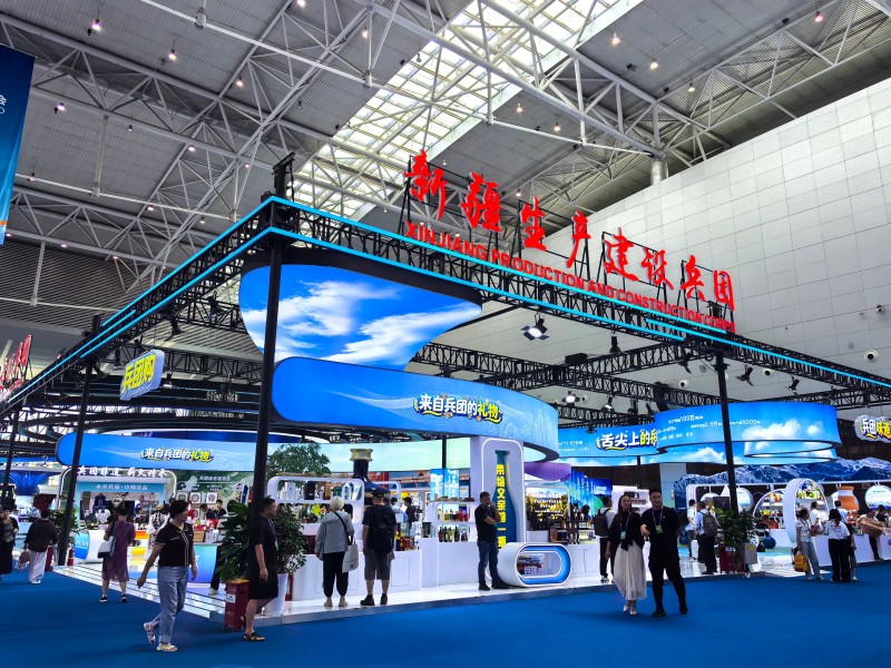 新疆生产建设兵团展馆。胡杨网 李雨浪 郭雪伟 摄.jpg