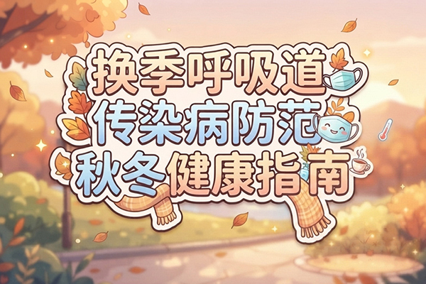 换季呼吸道传染病防范丨秋冬健康指南