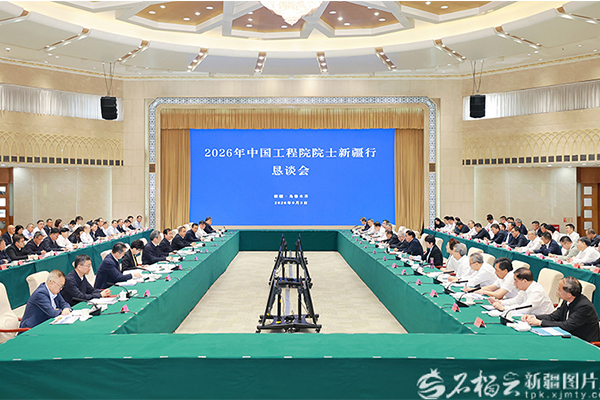 中国工程院院士新疆行恳谈会在乌鲁木齐举行