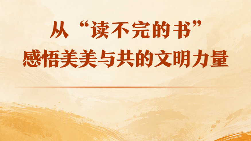 学习手记丨从“读不完的书”感悟美美与共的文明力量