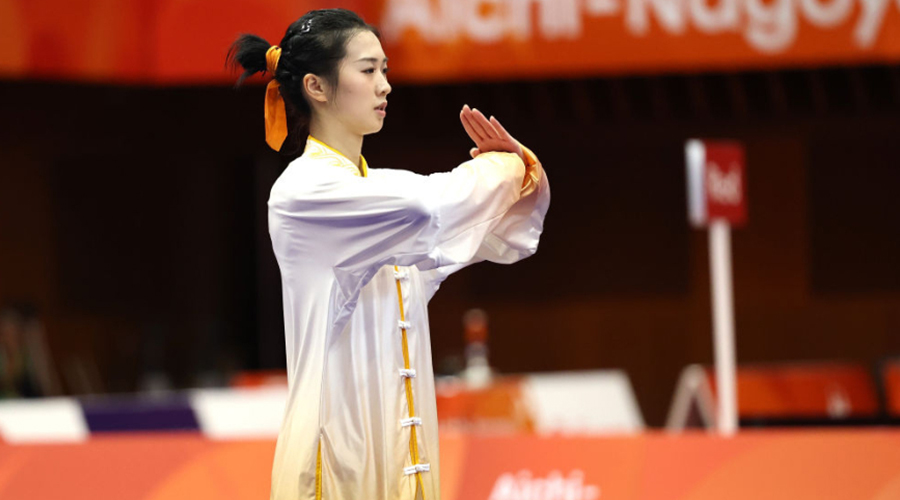 亚运会丨童心获得女子太极拳太极剑全能金牌