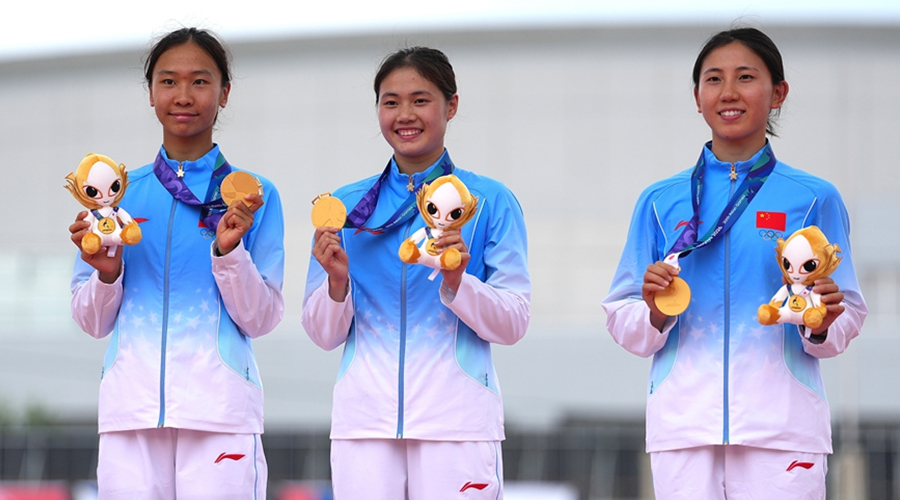 亚运会丨现代五项女子团体夺冠 中国代表团收获第20届亚运会首金