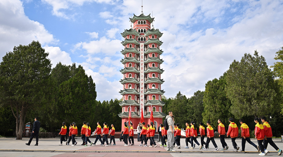 赓续长征精神 奋进复兴征程丨甘肃会宁：走进红军会宁会师旧址