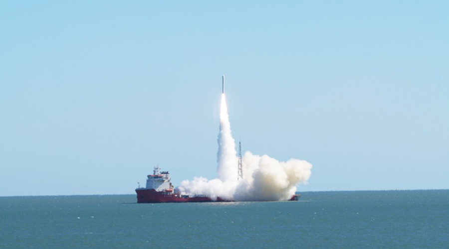 谷神星一号海射型遥八运载火箭发射成功